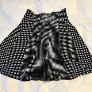 Alya Black and White Sweater Skirt M